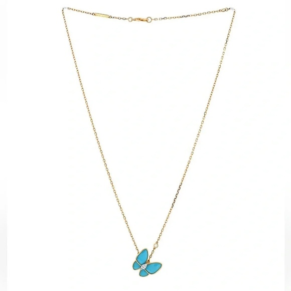 Butterfly Sterling Silver Turquoise Bracelet - Picture 12 of 16